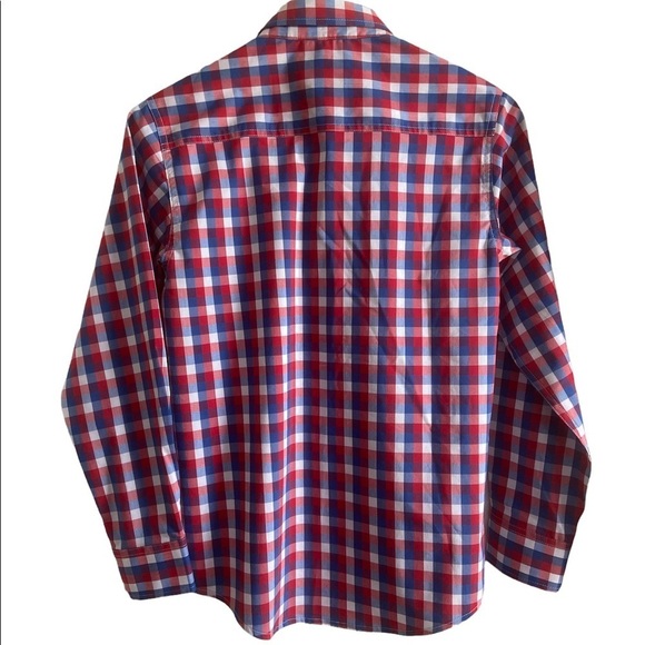 NWT Izod Long Sleeve Checked Pattern Button Down Shirt - M (10/12) - Picture 2 of 9
